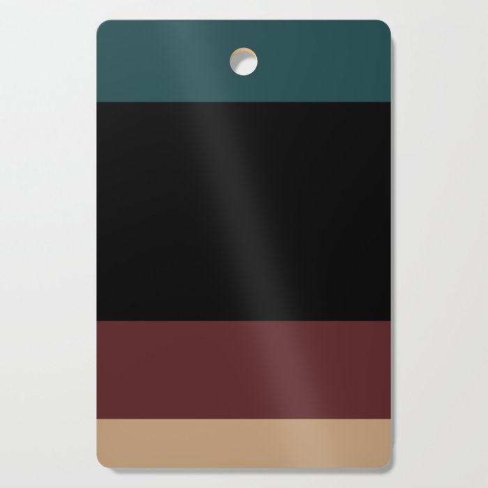 Contemporary Color Block XII Cutting Board Gallery Image 1