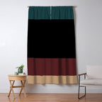 Contemporary Color Block XII Window Curtain Gallery Image 5