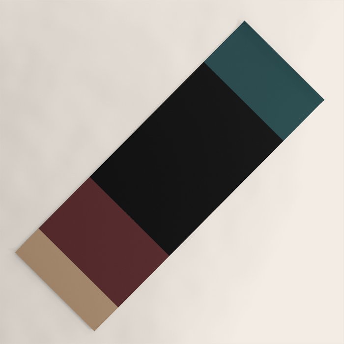 Contemporary Color Block XII Yoga Mat Gallery Image 1