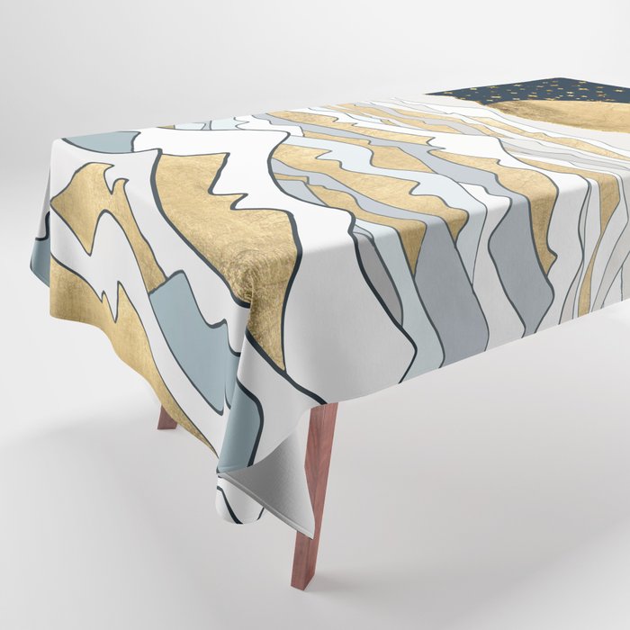 Golden Ocean Tablecloth Gallery Image 1