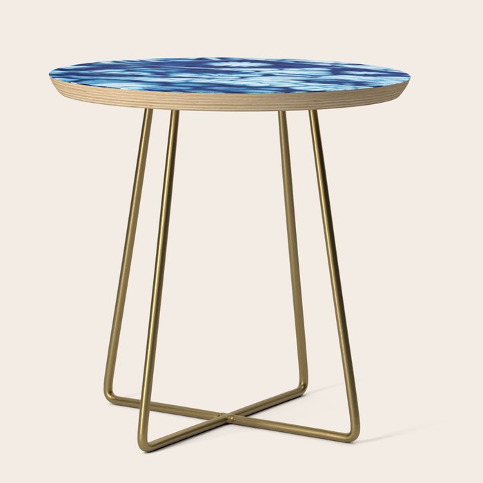 Shibori: Japanese Indigo Tie-Dye Pattern 02 Side Table Gallery Image 1
