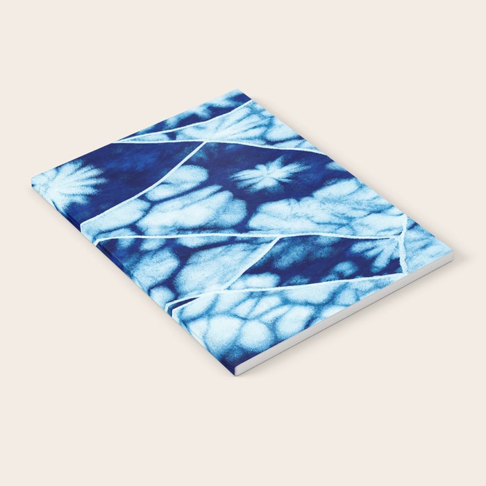 Shibori: Japanese Indigo Tie-Dye Pattern 02 Notebook Gallery Image 1
