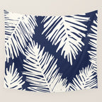 Tropical on blue Wall Tapestry Gallery Image 4