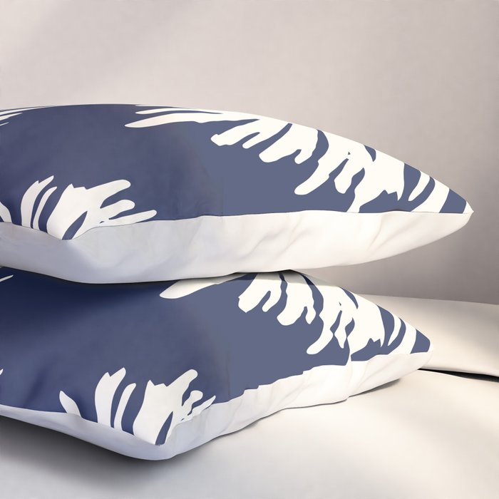 Tropical on blue Pillow Sham Gallery Image 3