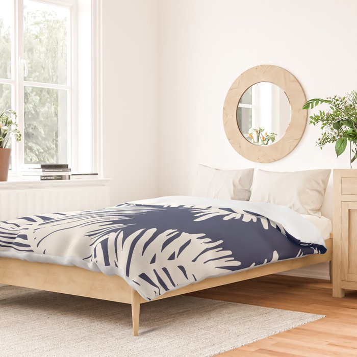 Tropical on blue Duvet Cover Gallery Image 2