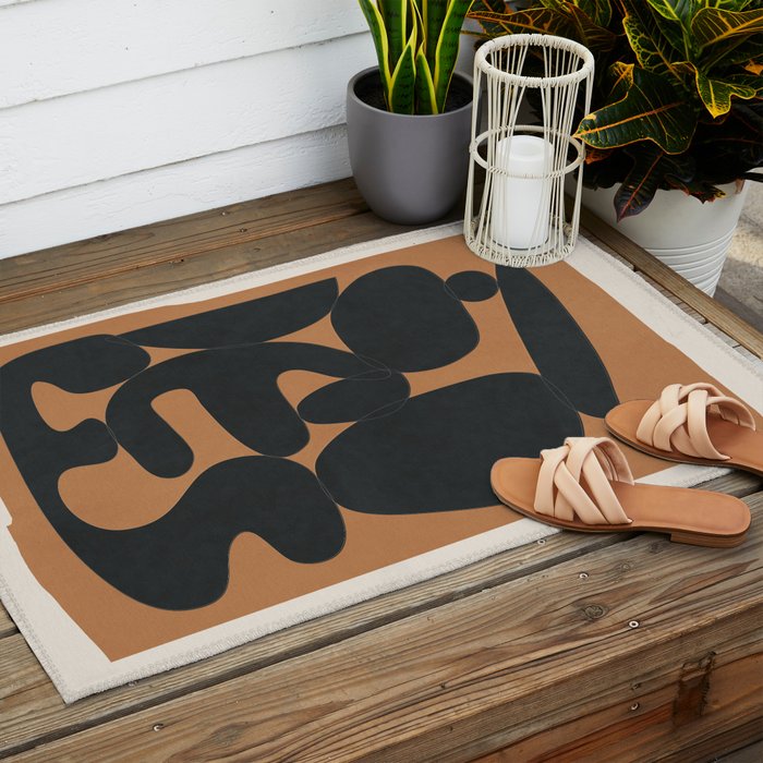 Modern Abstract Art 26 Outdoor Rug Gallery Image 2