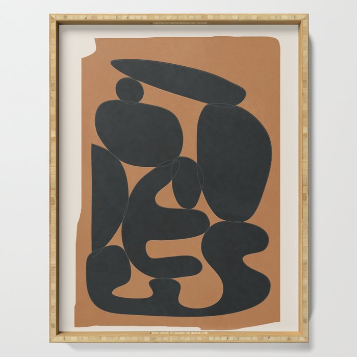 Modern Abstract Art 26 Serving Tray Gallery Image 1