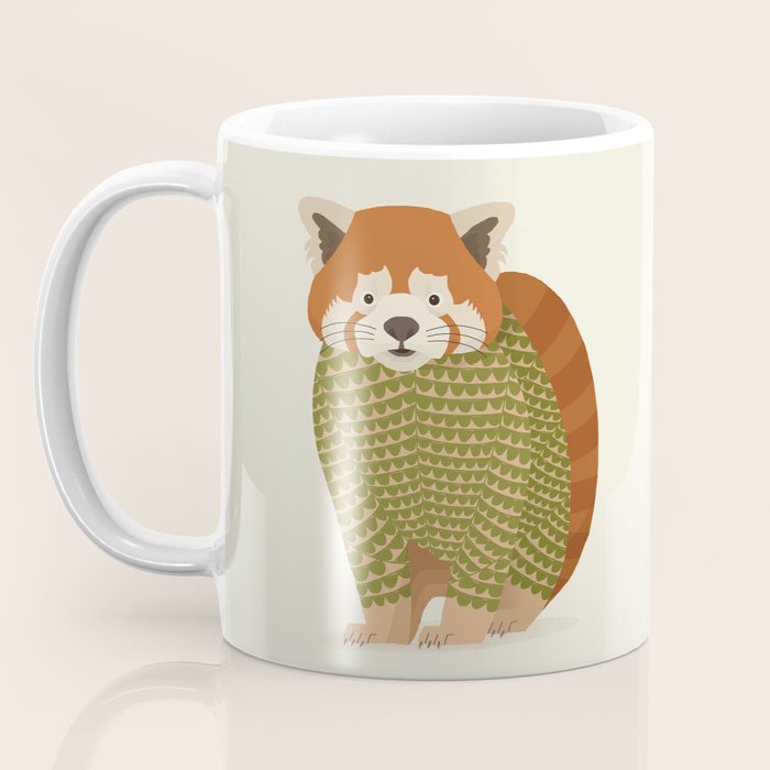 Whimsical Red Panda Coffee Mug Gallery Image 3
