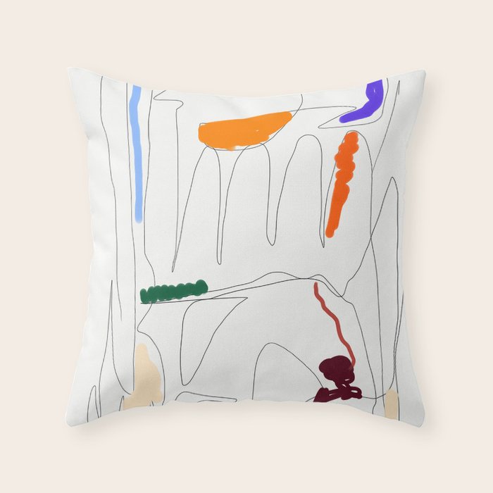 Sigh Throw Pillow
