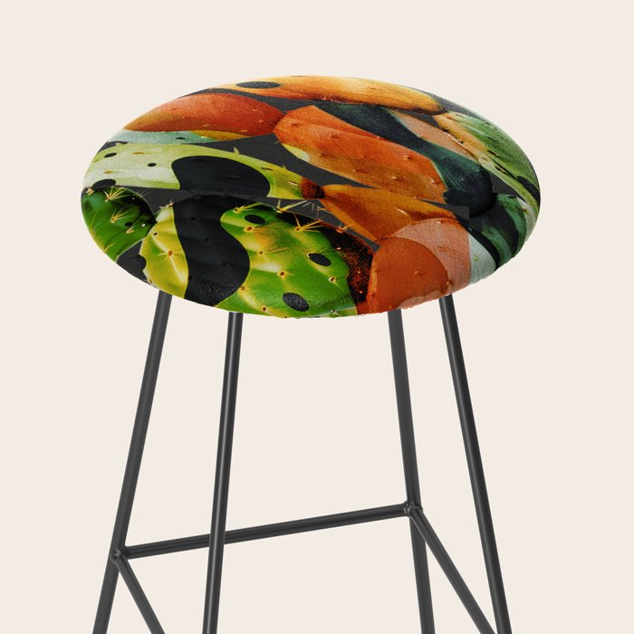Abstract Modern Cactus 2 Stool Gallery Image 2