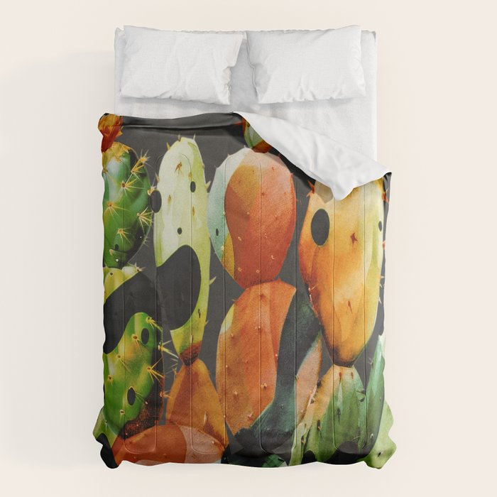 Abstract Modern Cactus 2 Comforter Gallery Image 6