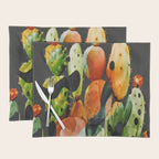 Abstract Modern Cactus 2 Placemat Gallery Image 1