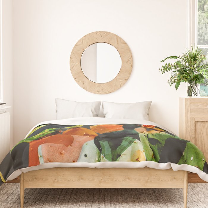 Abstract Modern Cactus 2 Duvet Cover Gallery Image 3