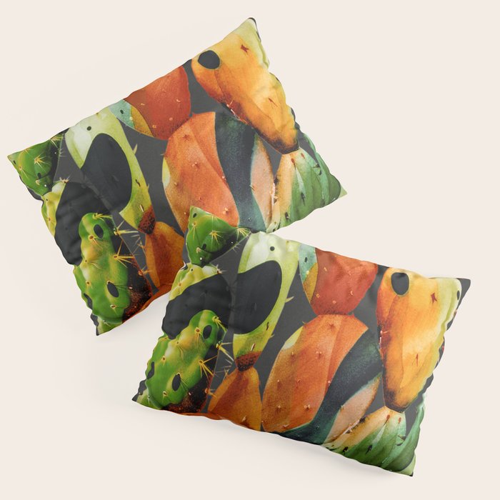 Abstract Modern Cactus 2 Pillow Sham Gallery Image 1