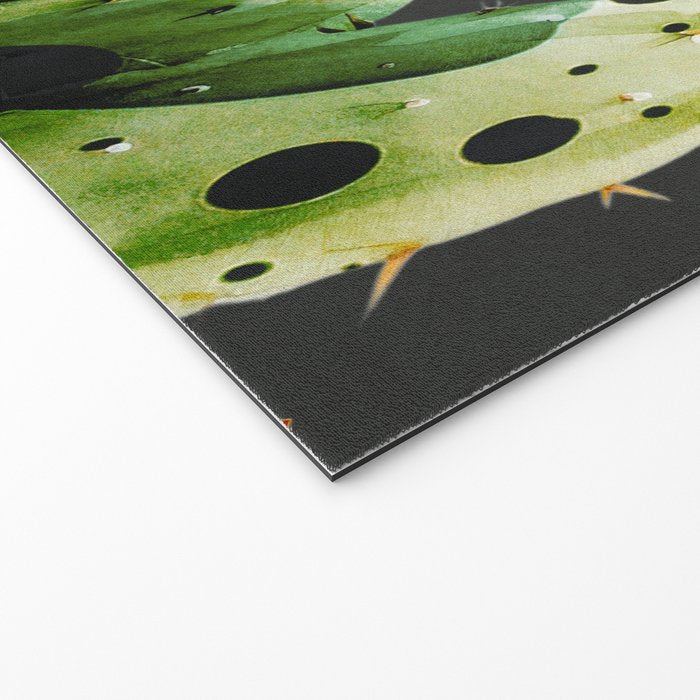 Abstract Modern Cactus 2 Welcome Mat Gallery Image 2