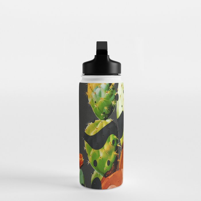 Abstract Modern Cactus 2 Water Bottle Gallery Image 3