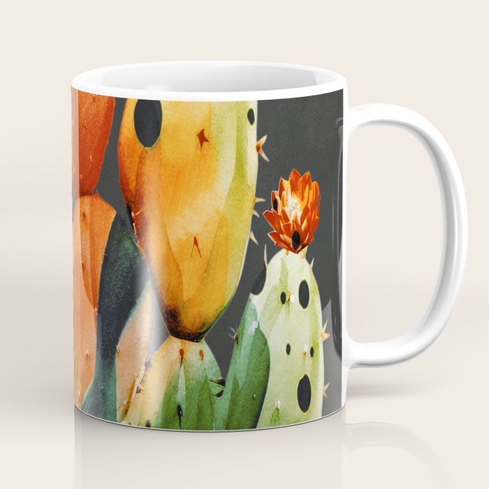 Abstract Modern Cactus 2 Coffee Mug Gallery Image 1
