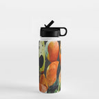 Abstract Modern Cactus 2 Water Bottle Gallery Image 1