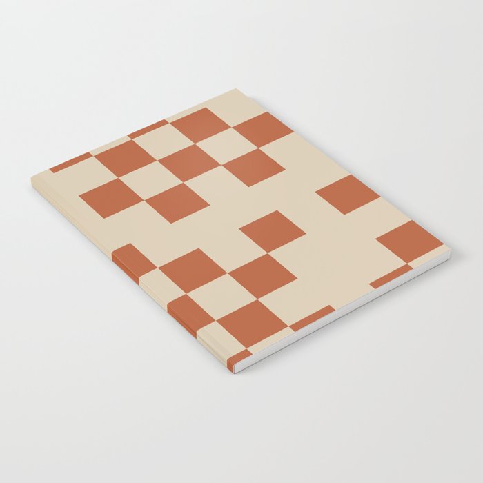 Checked in Burnt Orange Notebook Gallery Image 2