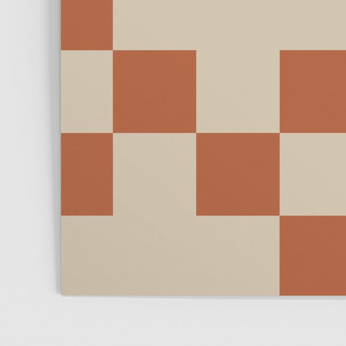 Checked in Burnt Orange Poster Gallery Image 3