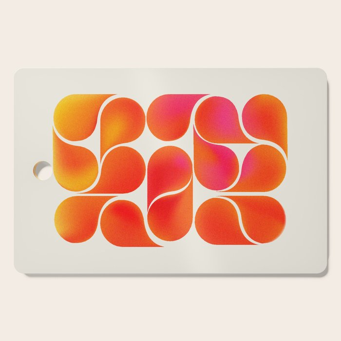 Gradient Playful Shapes  Cutting Board Gallery Image 1