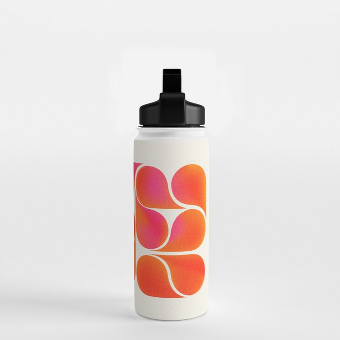 Gradient Playful Shapes  Water Bottle Gallery Image 2