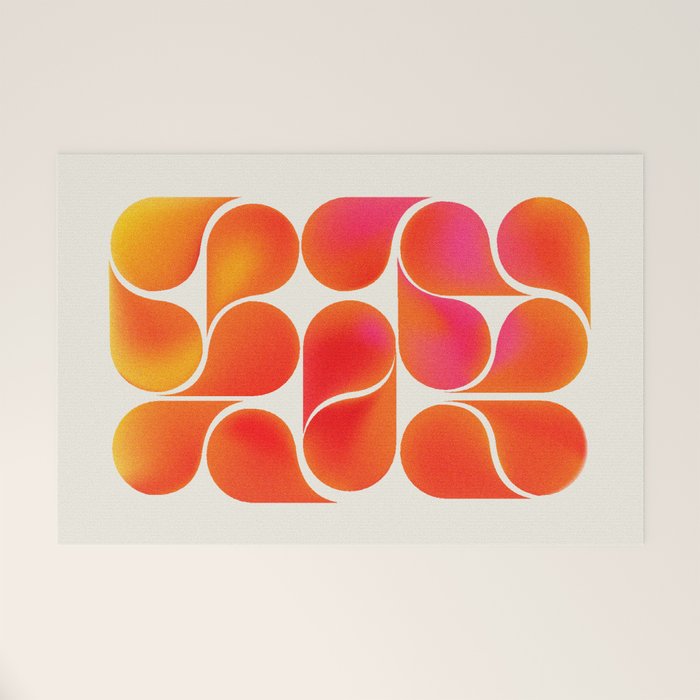 Gradient Playful Shapes  Welcome Mat Gallery Image 1