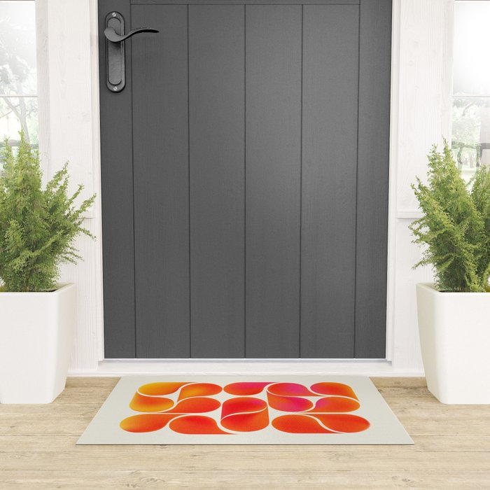 Gradient Playful Shapes  Welcome Mat Gallery Image 3
