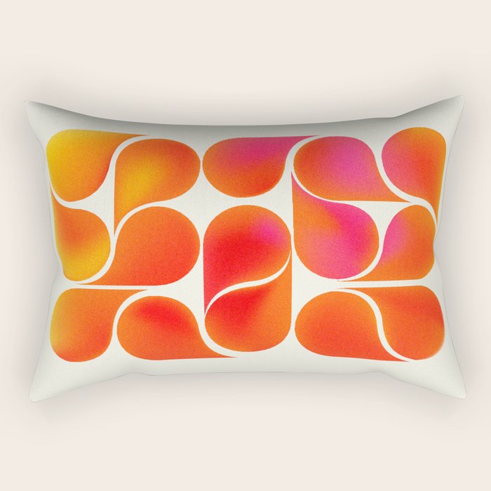 Gradient Playful Shapes  Rectangular Pillow Gallery Image 2
