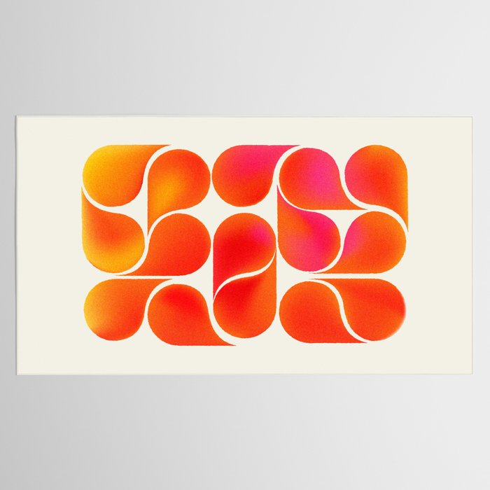 Gradient Playful Shapes  Tablecloth Gallery Image 2