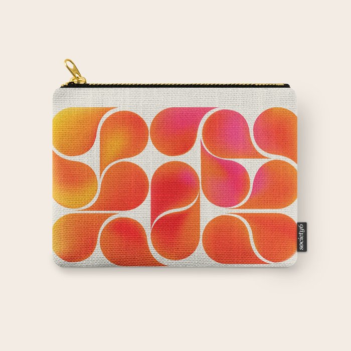 Gradient Playful Shapes  Carry All Pouch Gallery Image 1