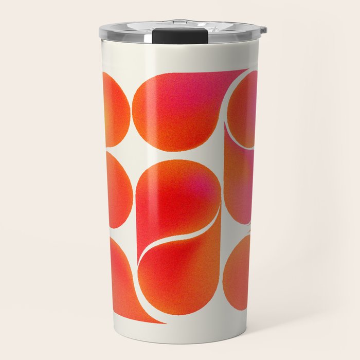 Gradient Playful Shapes  Travel Mug Gallery Image 1