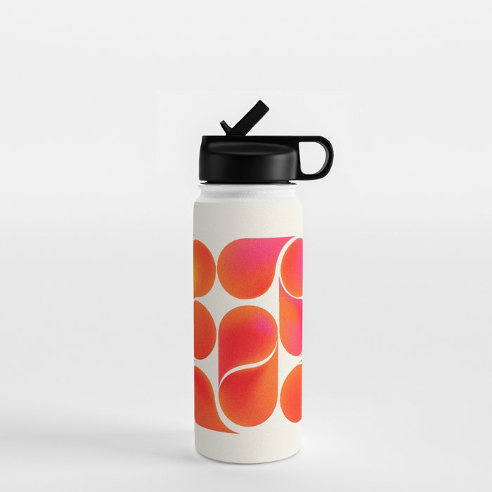 Gradient Playful Shapes  Water Bottle Gallery Image 1