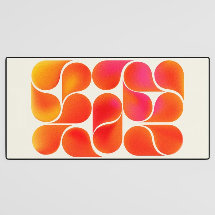 Gradient Playful Shapes  Desk Mat Gallery Image 3