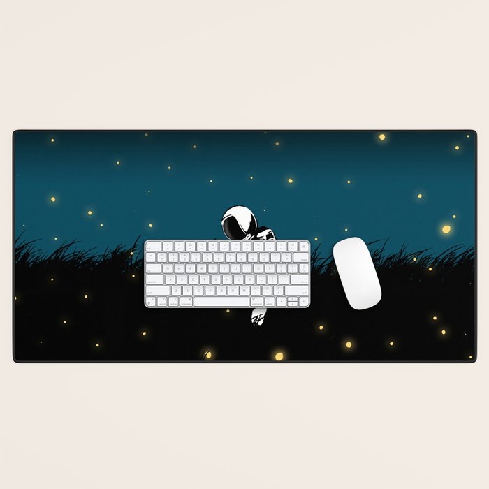 Lost in the field of stars Desk Mat Gallery Image 1