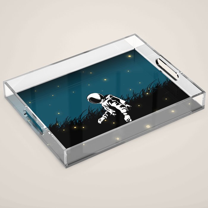 Lost in the field of stars Acrylic Tray Gallery Image 1