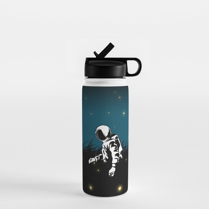 Lost in the field of stars Water Bottle Gallery Image 1