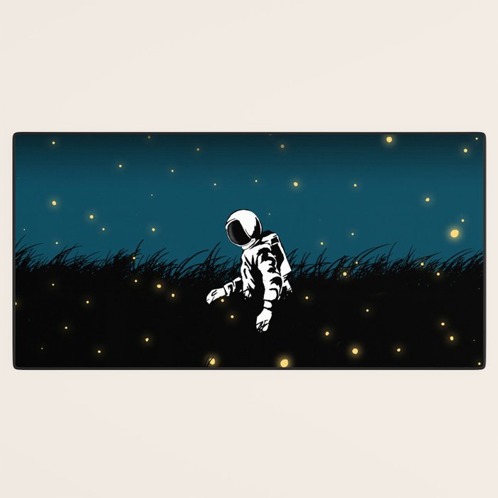 Lost in the field of stars Desk Mat Gallery Image 3