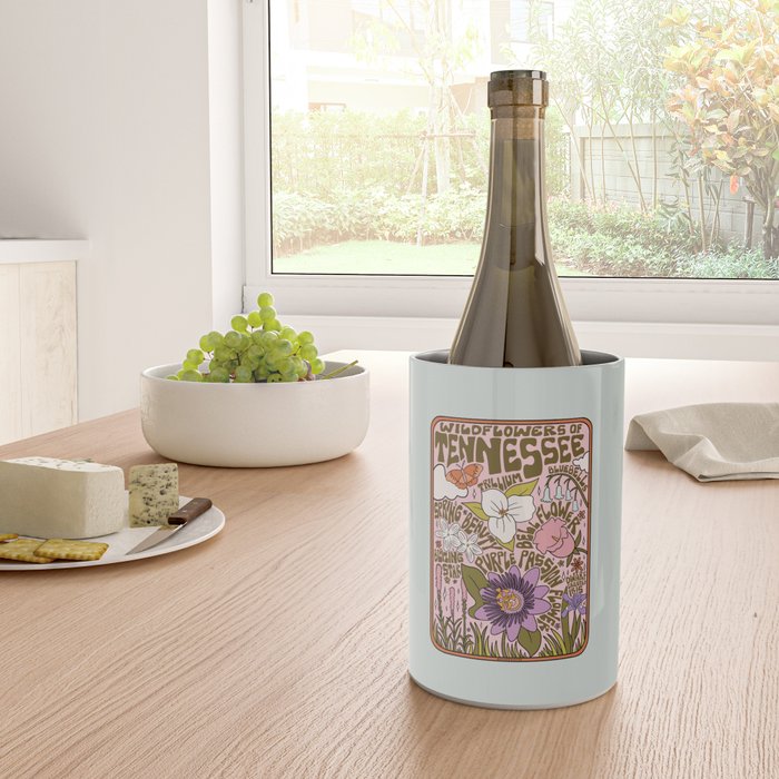 Tennessee Wildflowers Wine Chiller Gallery Image 4
