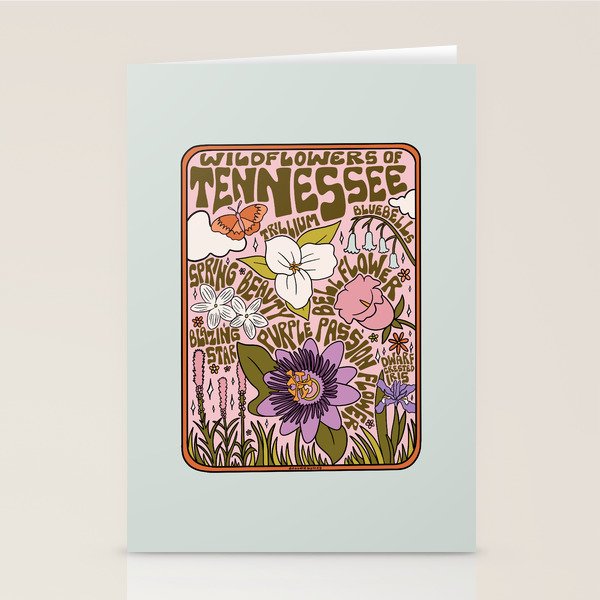 Tennessee Wildflowers Stationery Card Gallery Image 2