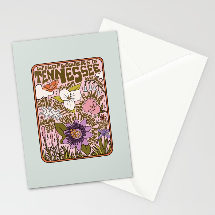 Tennessee Wildflowers Stationery Card Gallery Image 2