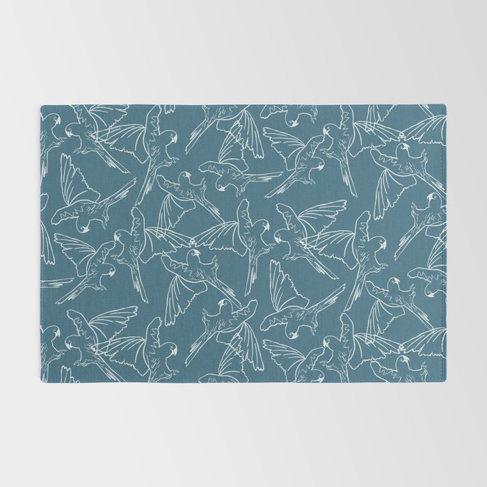 Little Blue Macaws Rug Gallery Image 2