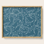 Little Blue Macaws Serving Tray Gallery Image 1