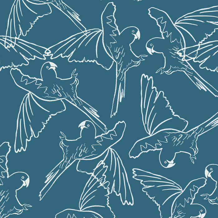 Little Blue Macaws Coffee Mug Gallery Image 2