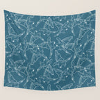 Little Blue Macaws Wall Tapestry Gallery Image 4