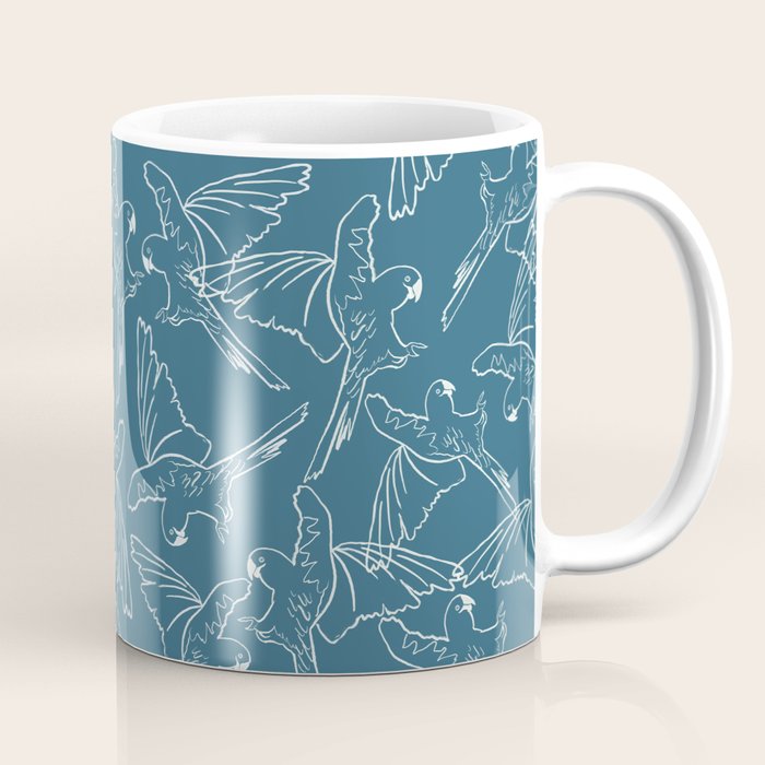 Little Blue Macaws Coffee Mug Gallery Image 1