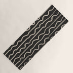 Noir: Mid Century Pattern Yoga Mat Gallery Image 1