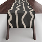Noir: Mid Century Pattern Table Runner Gallery Image 1
