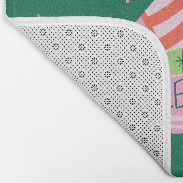 Lets Party Ugly Christmas Sweater  Bath Mat Gallery Image 2