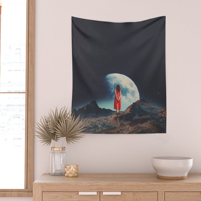 I am Here Waiting for You Wall Tapestry Gallery Image 2